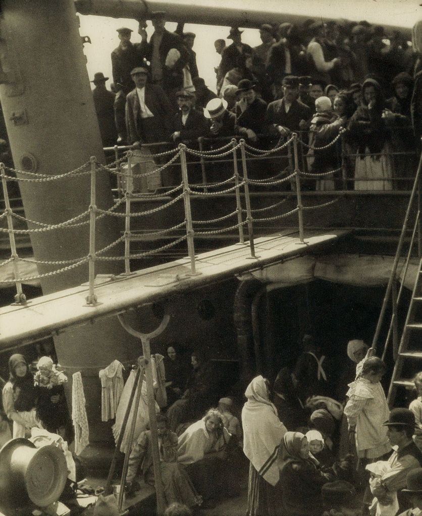 ALFRED STIEGLITZ (1864-1946) The Steerage and Spring Showers, from Camera Work Number 36.